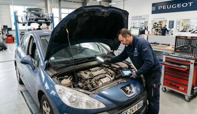entretien d’une voiture de plus de 10 ans dans un garage pour conserver une garantie panne mécanique