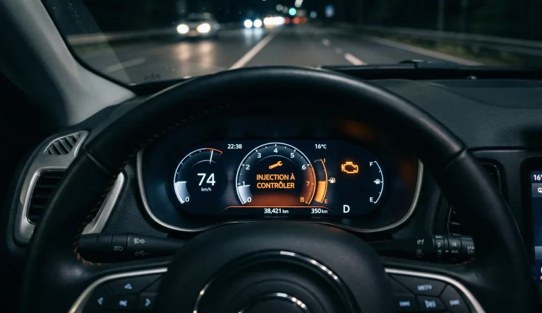 voyant injection à contrôler tableau de bord voiture