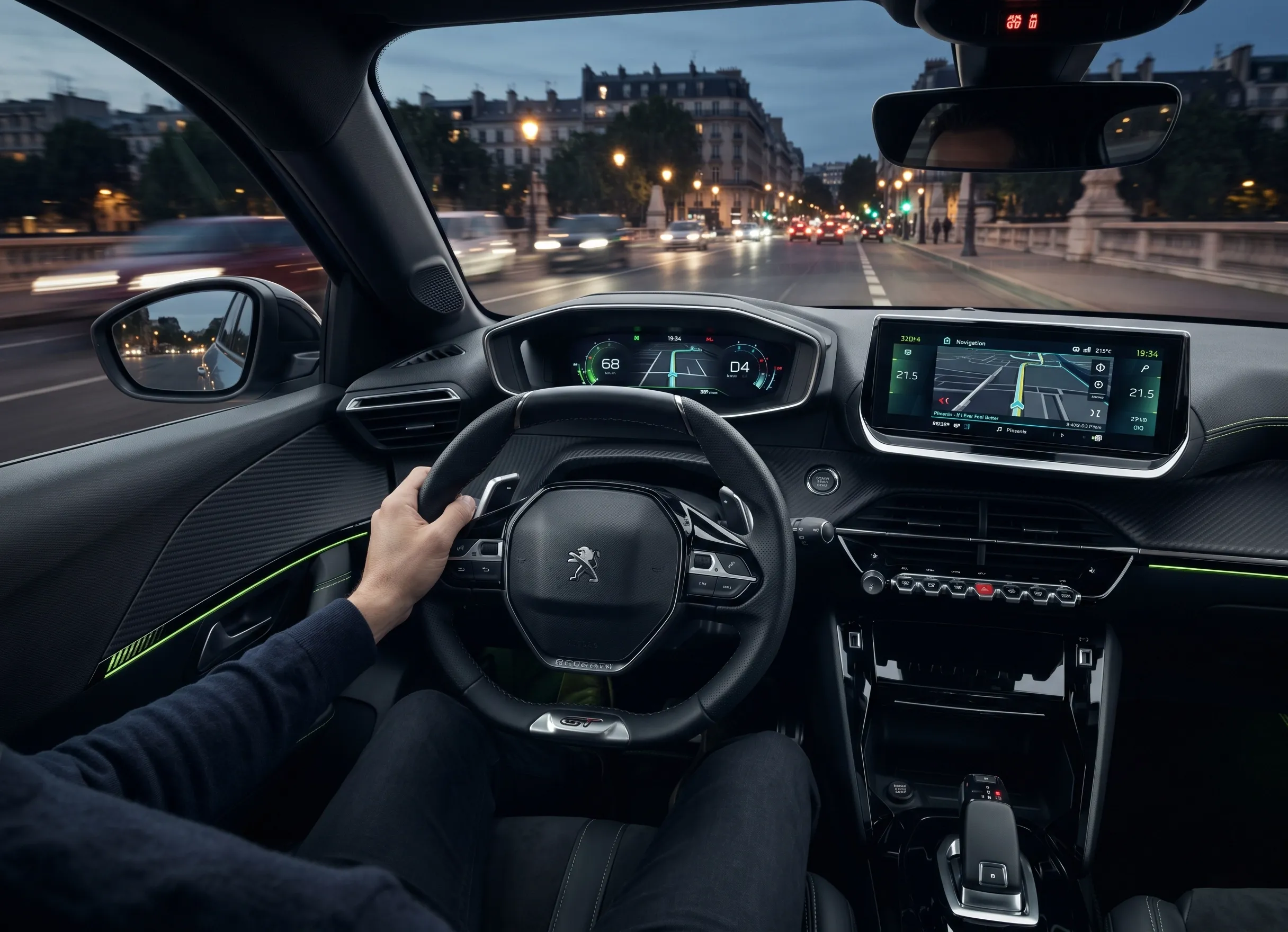 intérieur Peugeot 208 i-Cockpit ergonomie tableau de bord