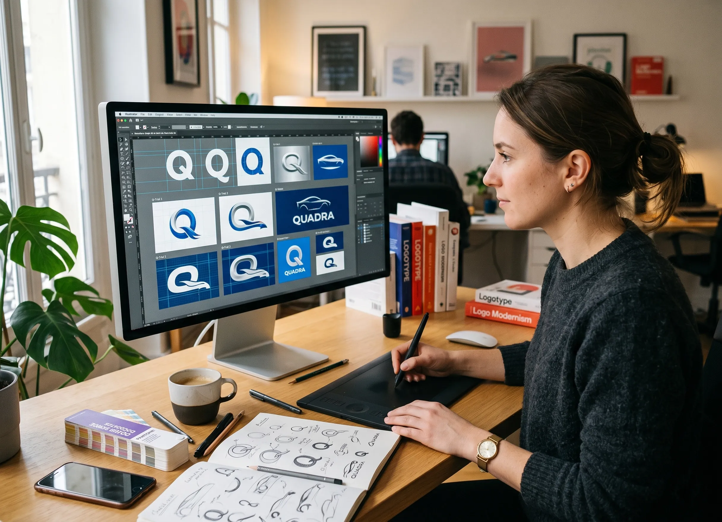 lettre q marketing automobile difficulté design logo constructeur