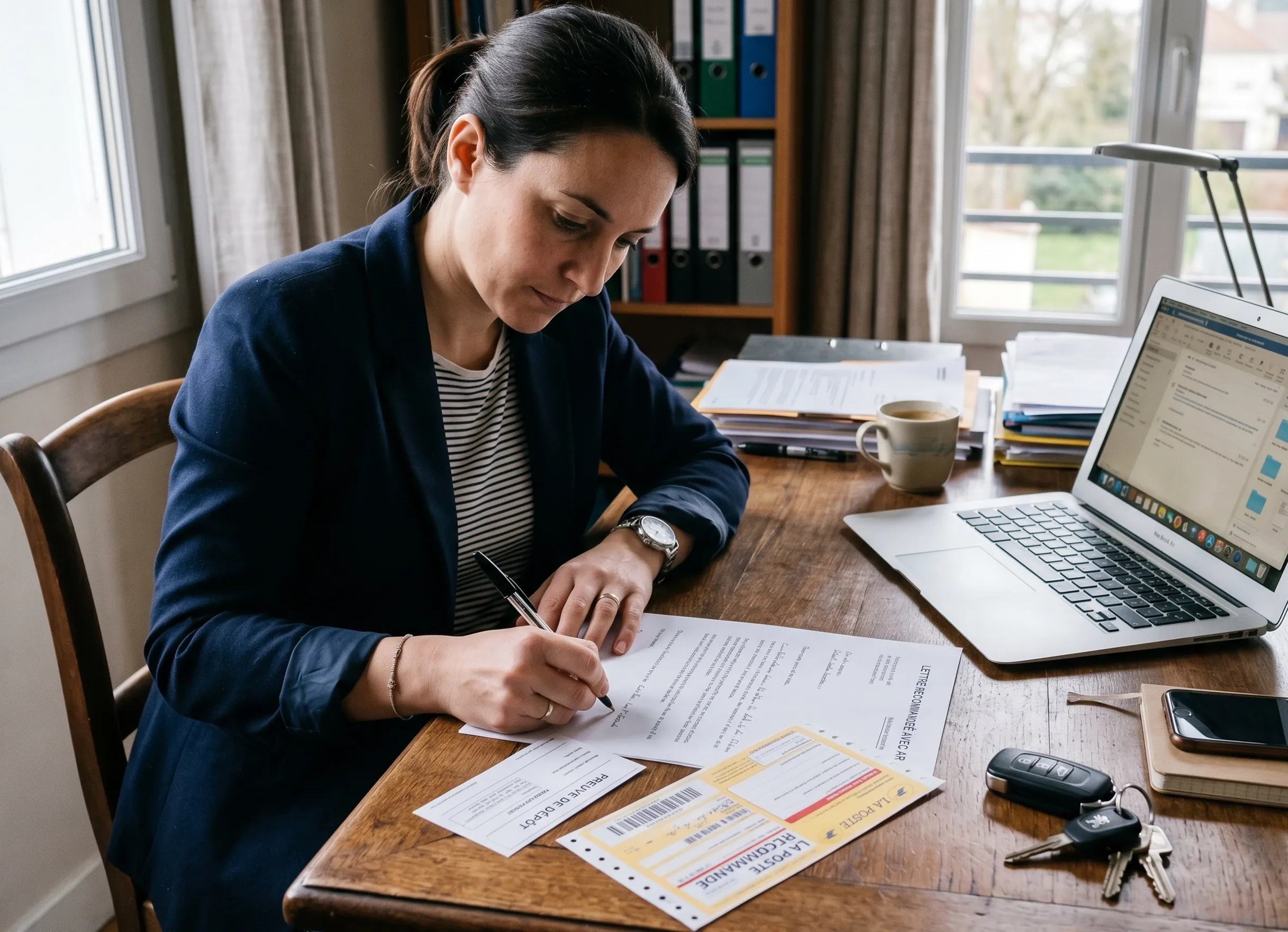 lettre recommandée recours garage remboursement voiture occasion panne