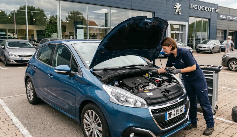 rappel Peugeot 208 moteur PureTech contrôle en concession
