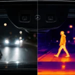 Brevet Mercedes vision nocturne : fusion caméra infrarouge et couleur pour détecter les obstacles de nuit